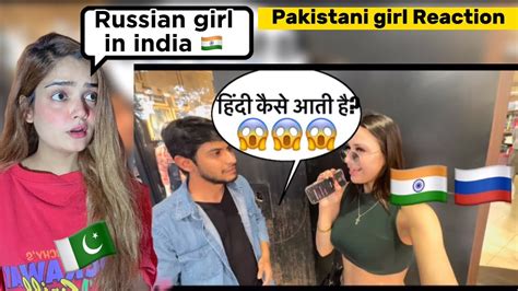 Russian Shocking Indians With Hindi Pakistani Girl Reaction Kokokvv Youtube