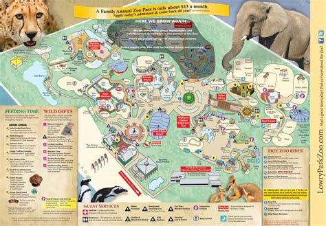 Map Of Jacksonville Zoo And Travel Information Download Free Map