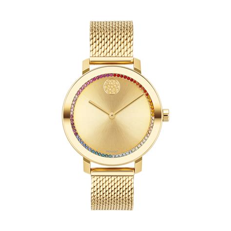 【並行輸入品】movado Womens Bold Evolution Quartz Watch With Stainless Steel Strap Gold Hurecbz