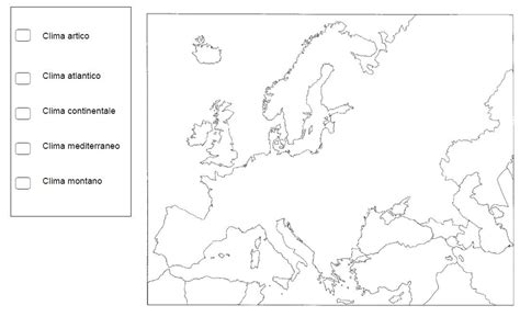 Cartina Muta Europa Con Numeri Cartina Geografica Mondo