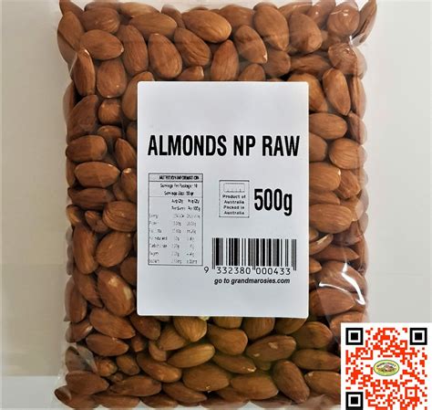 Almonds Raw 1kg Premium Quality Grandma Rosies