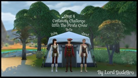 Sims 4 Castaway Challenge With The Pirate Crew Sims Community Social