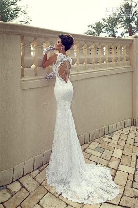 Mini wedding dresses bridesmaid dresses wedding bouquets evening dresses summer dresses looks style wedding inspiration wedding ideas applique wedding dress lace mermaid wedding dress wedding dress sizes wedding dress sleeves long sleeve wedding bridal. Gorgeous Mermaid Style Open Back Wedding Dress #2049897 ...