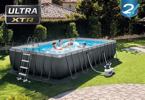 Intex Ultra Xtr Frame Pool Zwembadset 732x366x132cm Inclusief