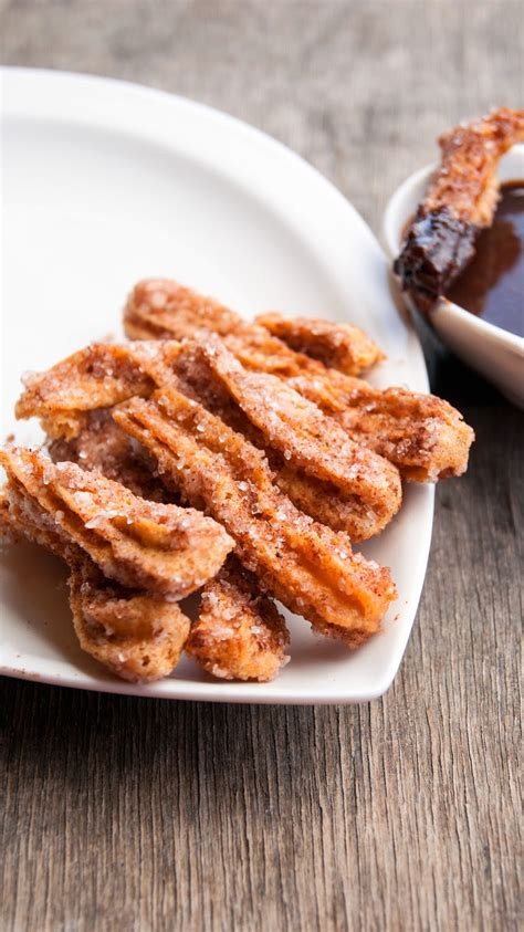 Always Hungry Eggless Churros With Dark Chocolate Dip