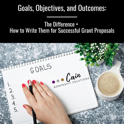 Cnps How To Write Goals Objectives And Outcomes For Grants