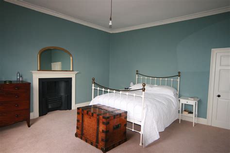 Completed Master Bedroom Walls In Farrow And Ball Oval Room Blue