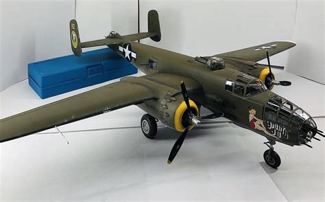 My First Airbrushed Kit Revell 148 B 25j Mitchell Modelmakers