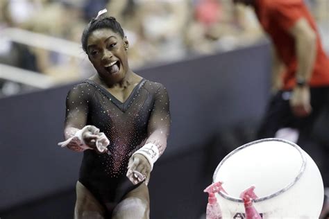 Simone Biles Makes History Again With Jaw Dropping Triple Double In Floor Exercise