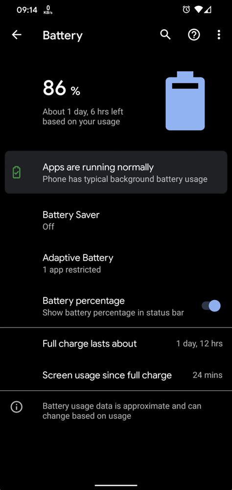 Notification Bar Is Missing The Battery Icon And Battery Percentage