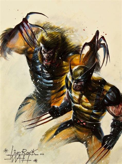 Wolverine Vs Sabretooth Comic Book Fantasies Pinterest