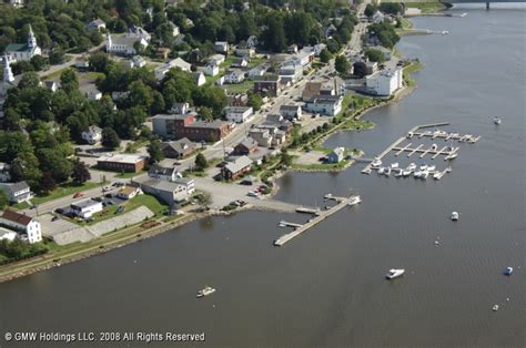 Bucksport Town Dock In Bucksport Maine United States