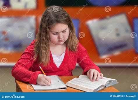Child Taking Notes Stock Photo Image Of Sitting Person 14644058