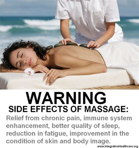 Warning Side Effects Of Massage Book Your Massage Today At Reflective