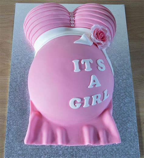 Pregnant Belly Cake Decorated Cake By Astrid Cakesdecor