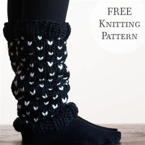 Leg Warmer Knitting Pattern Perceptiveness Brome Fields
