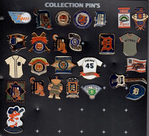 Baseball Pin Collection Display Collecting Mlb Team Club Baseball Pin