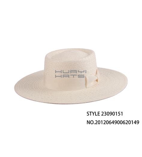 Wholesale Mens Summer Wide Brim Straw Fedora Hats Huayi Hats