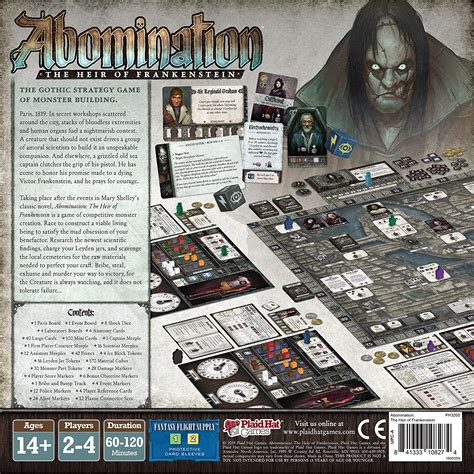 Abomination The Heir Of Frankenstein Board Game Monopolis Toko