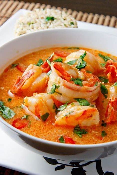 Recipes with spice in mind. Sweet Spicy Tomato Shrimp Soup - Healthy Seafood Family ...