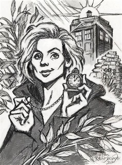Rough Sketch Of The 13th Doctor By Rainesz Doctor Who Tumblr Doctor Who Funny Doctor Who Fan