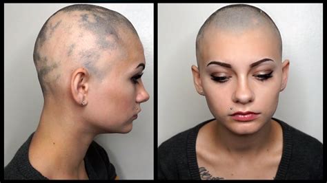 Shaved Head Woman Women On What It Felt Like To Shave Their Heads Glamour The Fact That
