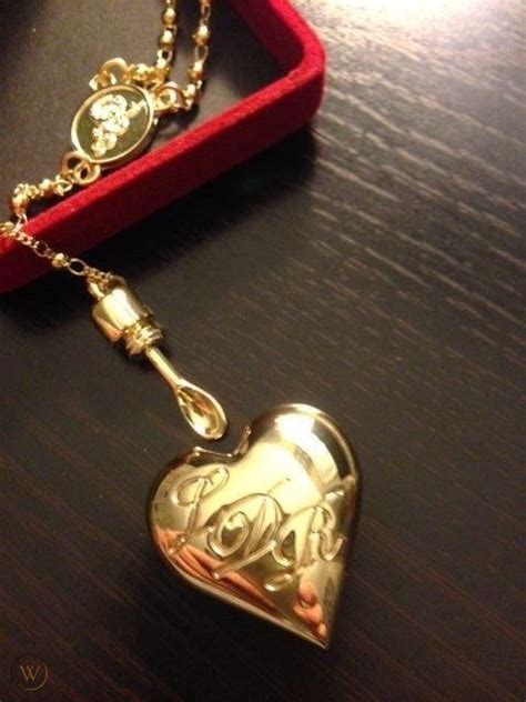 Lana Del Rey Endless Summer Tour Rare Gold Heart Shaped Necklace W
