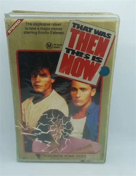 Andthat Was Thenthis Is Now 1985 Vhs Drama Roadshow Home Video Ex