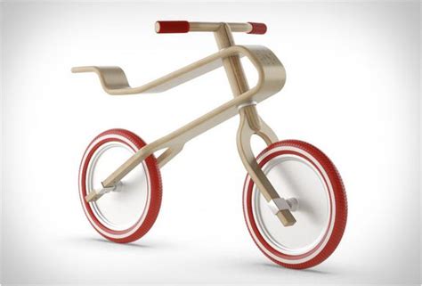Wooden Balance Bike Wooden Bike Diy Floor Lamp Baby Bike Oak
