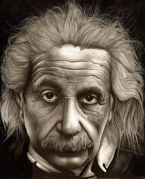 E Mc2 Albert Einstein Sketch With Pencil By Hand On Behance