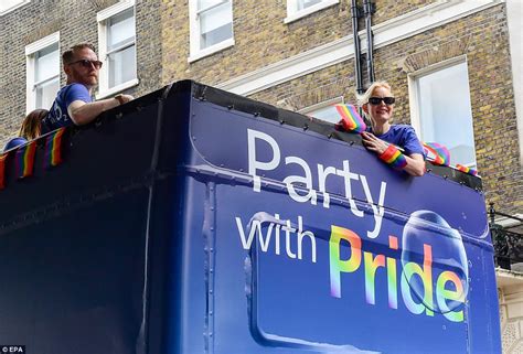 London Pride 1m People Gather For Uks Biggest Parade Daily Mail Online