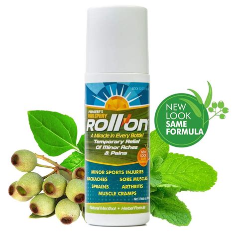 Premieres Pain Spray Roll On Natural Pain Relief