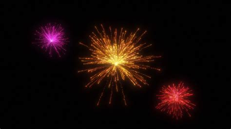 Fireworks Overlay Animation Motion Graphics Background After Effects