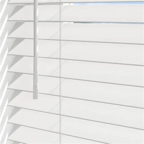 Levolor Trimgo 2 In Slat Width 35 In X 64 In Cordless White Faux Wood