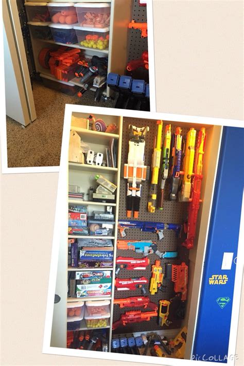 Search dailey woodworks nerf gun cabinet on youtube. Pin on Nerf party