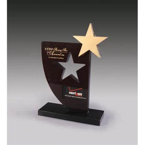 Wooden Corporate Star Award Trophy At Rs 575piece Wooden Trophies In
