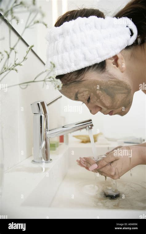 Woman Bending Over Sink Hi Res Stock Photography And Images Alamy