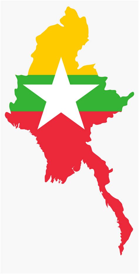 Flag Map Of Myanmar Free Vector Maps Map Vector Map Vector Free Images And Photos Finder