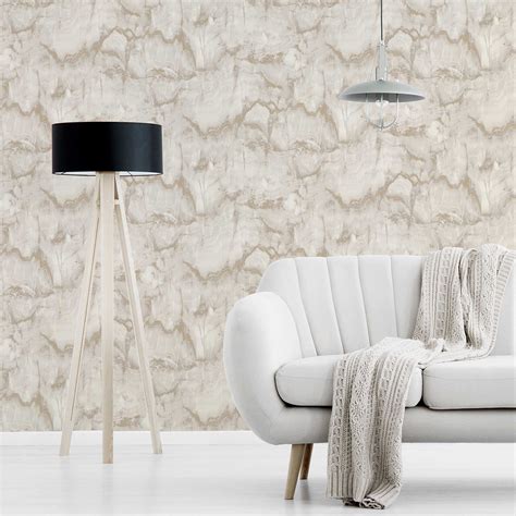 M1585 Aura Gold Marble Wallpaper By Crown