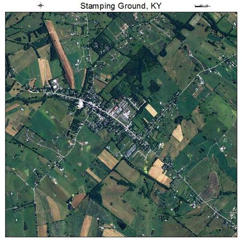 Aerial Photography Map Of Stamping Ground Ky Kentucky