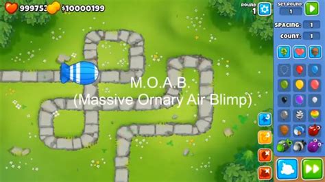 Massive Ornary Air Blimp Or Mother Of All Bloons Rbtd6
