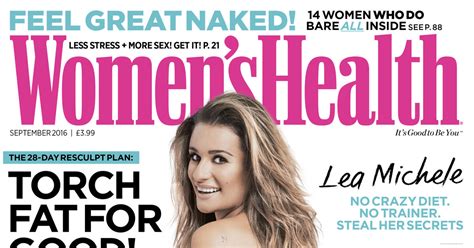 How Lea Michele Prepped For Completely Nude Womens Health Cover