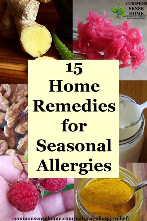 The infestation has already advanced. Natural Allergy Relief - 15 Home Remedies for Seasonal ...