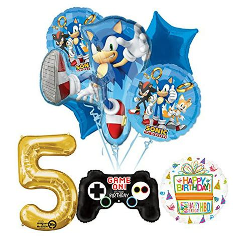 The Ultimate Sonic The Hedgehog 5th Birthday Party Supplies Walmart