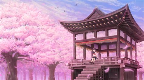 Sakura Girl Wallpaper