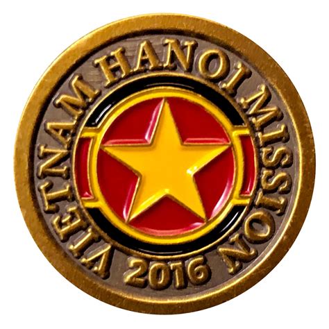 Vietnam Hanoi Commemorative Mission Pin