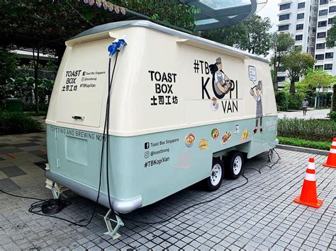 Toast Box Van Travels To Estates Around S Pore To Sell Kopi Toast