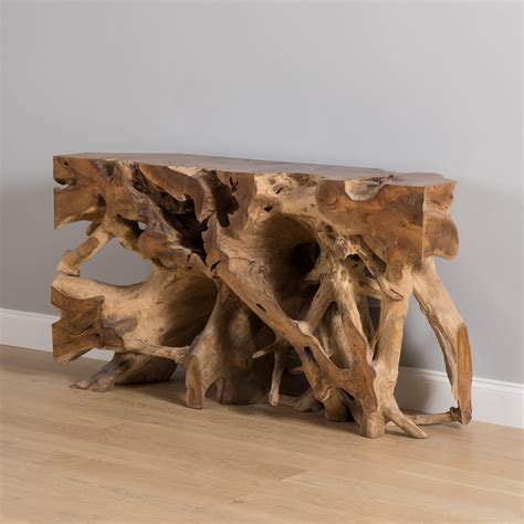 Teak Root Console Furniture Living Room Sale Tables August Haven