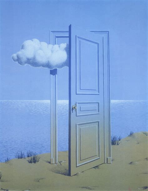 La Victoire By Rene Magritte Art Print Door Cloud Ocean 2013 Poster 27