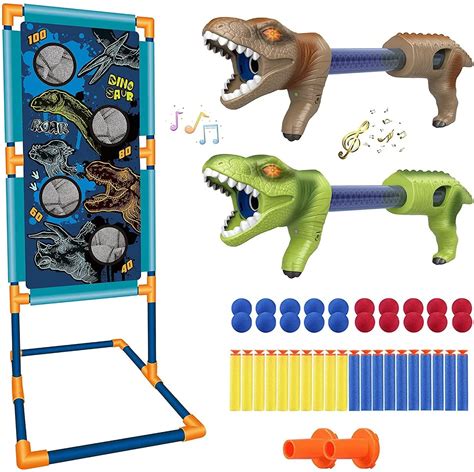 Buy Szjjx Dinosaur Shooting Games Toys For 5 6 7 8 9 10 Year Old Boys